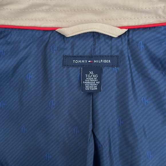 Tommy Hilfiger Women’s Solid Double-Breasted Trench Coat Tan Size XL - Picture 9 of 15